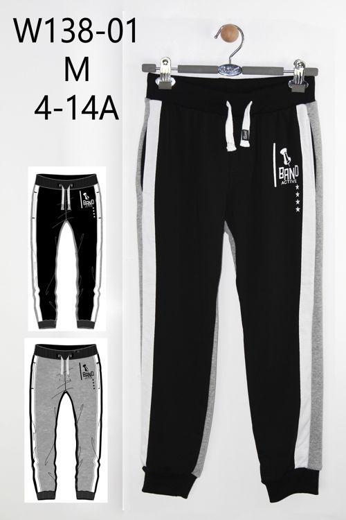 Picture of W13801 THERMAL JOGGING PANTS COTTON BRAND ACTION